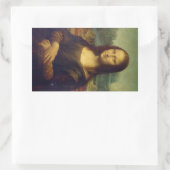 Sticker Rectangulaire Mona Lisa (Sac)