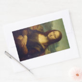 Sticker Rectangulaire Mona Lisa (Enveloppe)