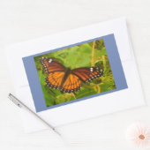 Sticker Rectangulaire Monarque Orange (Enveloppe)