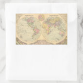 Sticker Rectangulaire Monde 10 (Sac)
