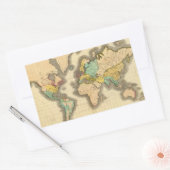 Sticker Rectangulaire Monde 6 (Enveloppe)