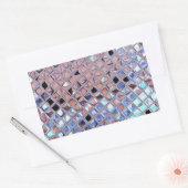 Sticker Rectangulaire Monde Disco Ball Mirco super (Enveloppe)