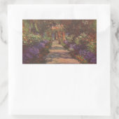 Sticker Rectangulaire Monet : Chemin du jardin, (Sac)