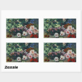 Sticker Rectangulaire Monet Spring Flowers (Feuille)