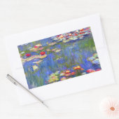 Sticker Rectangulaire Monet Water Lilies (Enveloppe)