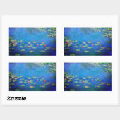 Sticker Rectangulaire Monet Water Lilies 1906 (Feuille)