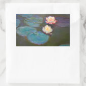 Sticker Rectangulaire Monet Water Lys Pond Nénuphars Peinture (Sac)