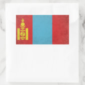 Sticker Rectangulaire Mongolie (Sac)