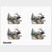 Sticker Rectangulaire Monster bull trophée buck (Feuille)