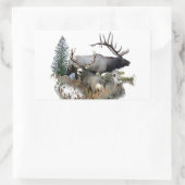 Sticker Rectangulaire Monster bull trophée buck (Sac)