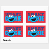 Sticker Rectangulaire Monstre de cookie intelligent (Feuille)