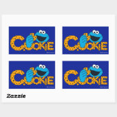 Sticker Rectangulaire Monstre des cookies | Cookie ! (Feuille)