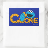 Sticker Rectangulaire Monstre des cookies | Cookie ! (Sac)