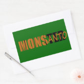 Sticker Rectangulaire monstre monsanto (Enveloppe)