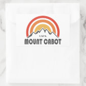 Sticker Rectangulaire Mont Cabot New Hampshire (Sac)