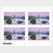 Sticker Rectangulaire Mont Cervin en Zermatt, Suisse (Feuille)