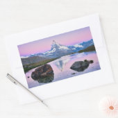 Sticker Rectangulaire Mont Cervin en Zermatt, Suisse (Enveloppe)