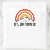 Sticker Rectangulaire Mont Eisenhower New Hampshire (Sac)