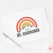 Sticker Rectangulaire Mont Eisenhower New Hampshire (Enveloppe)