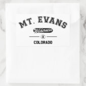 Sticker Rectangulaire Mont Evans Wilderness (Sac)