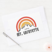 Sticker Rectangulaire Mont Lafayette New Hampshire (Enveloppe)