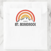 Sticker Rectangulaire Mont Monadnock New Hampshire (Sac)
