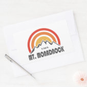 Sticker Rectangulaire Mont Monadnock New Hampshire (Enveloppe)