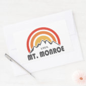 Sticker Rectangulaire Mont Monroe New Hampshire (Enveloppe)