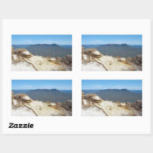 Sticker Rectangulaire Mont Solitaire et Jamison Valley (Feuille)