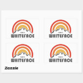 Sticker Rectangulaire Mont Whiteface (Feuille)