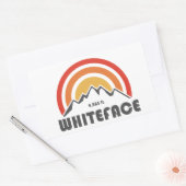 Sticker Rectangulaire Mont Whiteface (Enveloppe)