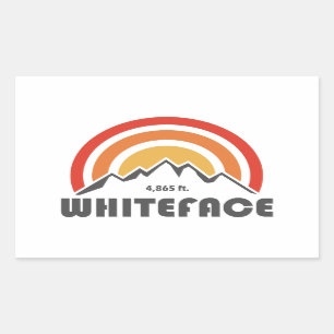 Sticker Rectangulaire Mont Whiteface