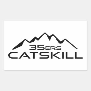 Sticker Rectangulaire Montagne Catskill 35er