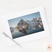 Sticker Rectangulaire Montagne Lofoten (Enveloppe)
