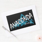 Sticker Rectangulaire Montagnes Anaconda Montana (Enveloppe)