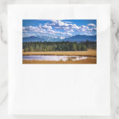 Sticker Rectangulaire Montagnes pittoresques Paysage alpin (Sac)