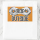 Sticker Rectangulaire Monter à l'extérieur (Sac)