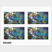 Sticker Rectangulaire Monter comme une bulle (autocollants) (Feuille)