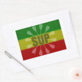 Sticker Rectangulaire Montez La Pagaie, Paddle Twirl (Enveloppe)