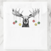 Sticker Rectangulaire Moose (Sac)
