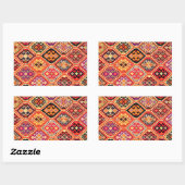 Sticker Rectangulaire moquette grecque motif traditionnel folk motif aut (Feuille)