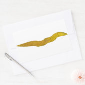 Sticker Rectangulaire Moray d'eau douce (Enveloppe)