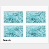 Sticker Rectangulaire morceaux d'intégration mentale (Feuille)