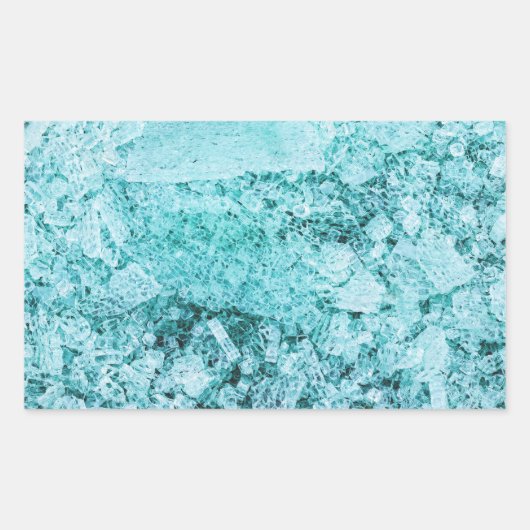 Sticker Rectangulaire morceaux d'intégration mentale (Devant)