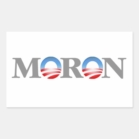 Sticker Rectangulaire Moron (Devant)