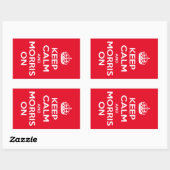Sticker Rectangulaire Morris Dancing (Feuille)