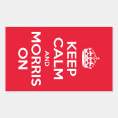 Sticker Rectangulaire Morris Dancing (Devant)