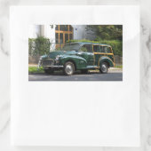 Sticker Rectangulaire Morris Minor 1000 Voyageur (Sac)