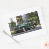 Sticker Rectangulaire Morris Minor 1000 Voyageur (Enveloppe)
