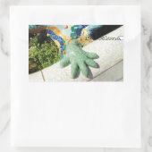 Sticker Rectangulaire Mosaïques à main Lizard de Barcelone (Sac)